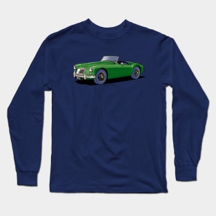 MGA Roadster in green Long Sleeve T-Shirt